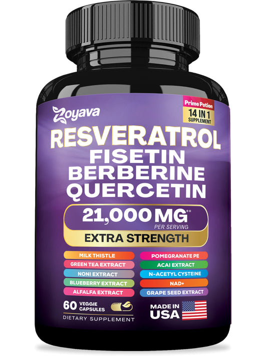 Revitalize Resveratrol 21,000 MG: Unlock Your Fountain of Youth! (RELEASING: April 12th at 12:00 PM EST)
