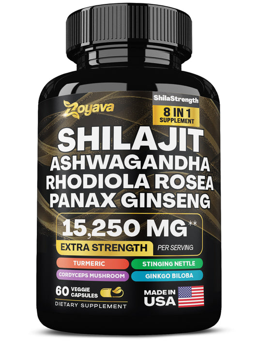 Shilajit Power ShilaStrength Blend - 15,250MG Energize Your Vitality!