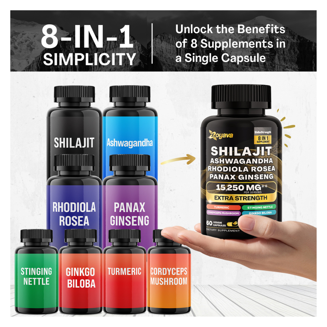 Shilajit Power ShilaStrength Blend - 15,250MG Energize Your Vitality!